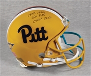 Dan Marino Signed Dolphins/Pittsburgh Panthers Full-Size Helmet (1/2) (JSA)