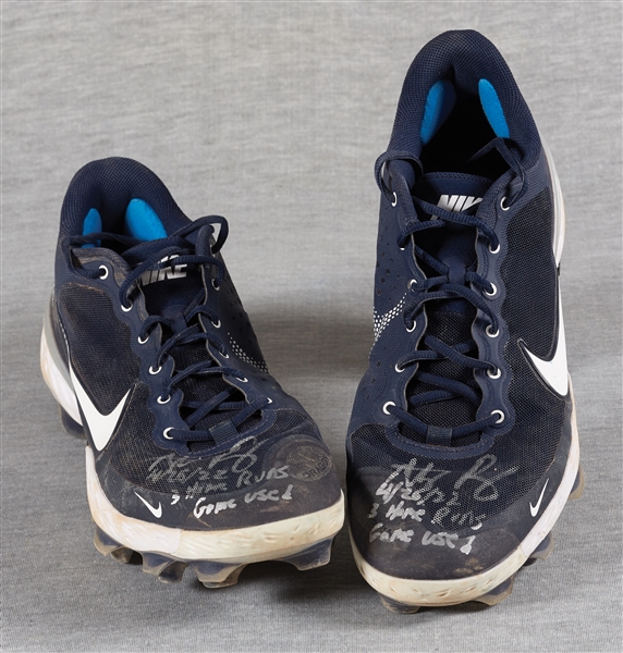 Anthony Rizzo 2022 Game-Used & Signed Nike Cleats 3 HRs, 4-26-22, Game Used (MLB) (Fanatics)