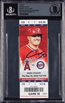 Shohei Ohtani Signed Ticket - 2-4, 1 HR, 2 RBI (5/10/18) (Graded BAS 10)