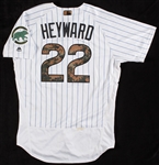 Jason Heyward 2016 Game-Used Cubs Home Camo Jersey (MLB)