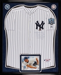 Mariano Rivera Signed Yankees Framed Home Jersey with Multiple Inscriptions (38/50) (Steiner)