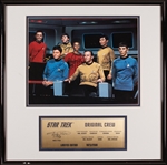 "Star Trek" Cast-Signed Photo - All 7 Original Crew Members of the Starship Enterprise (ScoreBoard) (BAS)