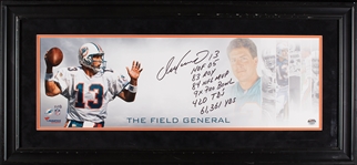 Dan Marino Signed "The Field General" Panoramic Image with Multiple Inscriptions (11/13) (Fanatics)