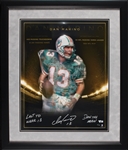 Dan Marino Signed 16x20 Framed Photo "Last to Wear 13, Dan The Man" (2/13) (Fanatics)