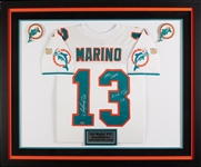 Dan Marino 1996 Game-Used & Signed Dolphins Jersey Inscribed "21-28, 237 Yards, 1 TD" (11/17/96) (Fanatics) (BAS)