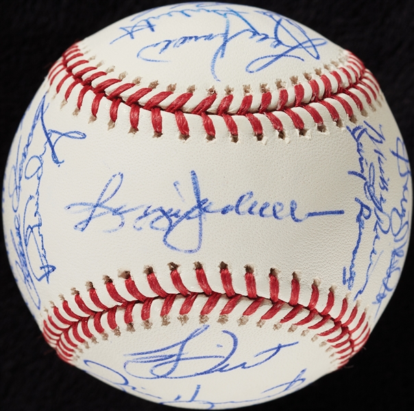 1978 New York Yankees World Champs Team-Signed WS Baseball with (20) Signatures (JSA)