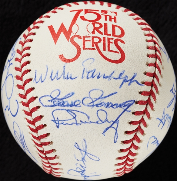 1978 New York Yankees World Champs Team-Signed WS Baseball with (20) Signatures (JSA)