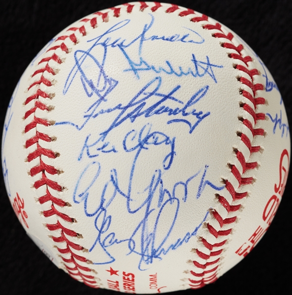 1978 New York Yankees World Champs Team-Signed WS Baseball with (20) Signatures (JSA)