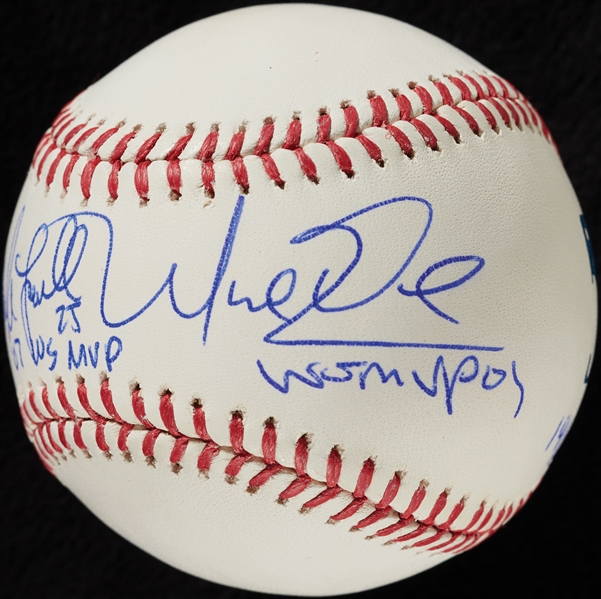 David Ortiz, Manny Ramirez & Lowell Signed Baseball with WS MVP Inscriptions (14/24) (Fanatics)