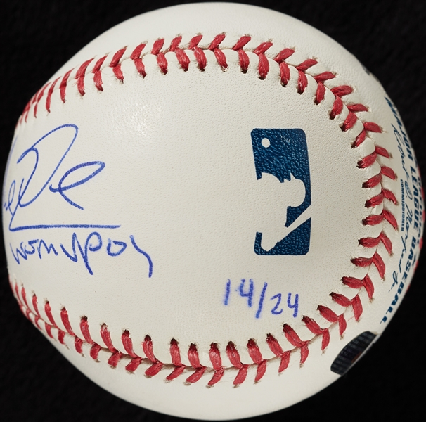 David Ortiz, Manny Ramirez & Lowell Signed Baseball with WS MVP Inscriptions (14/24) (Fanatics)