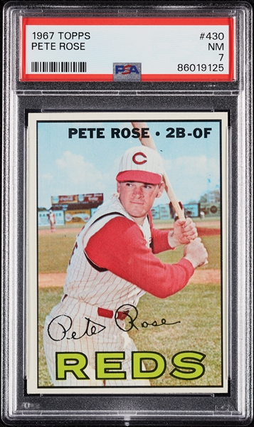 1967 Topps Pete Rose No. 430 PSA 7