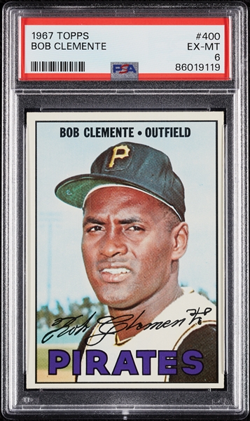 1967 Topps Roberto Clemente No. 400 PSA 6