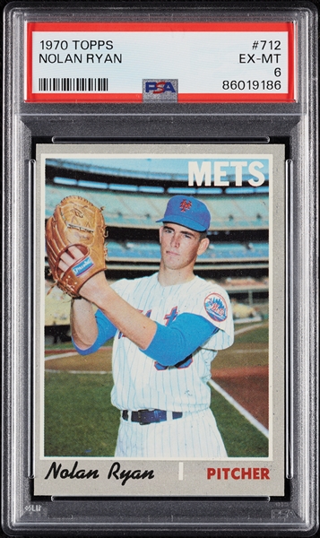 1970 Topps Nolan Ryan No. 712 PSA 6