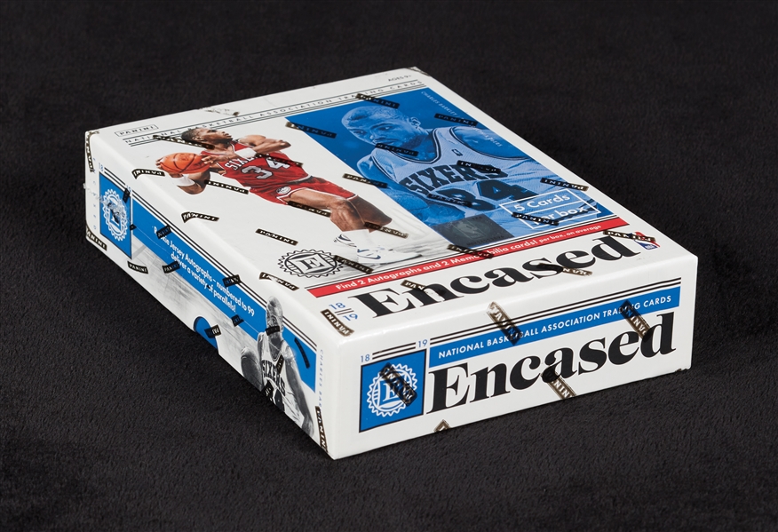 2018-19 Panini Encased Basketball Box