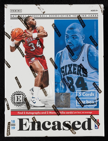 2018-19 Panini Encased Basketball Box