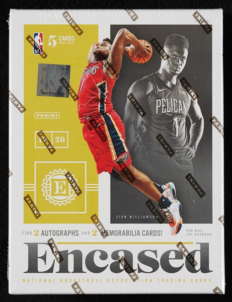 2019-20 Panini Encased Basketball Box