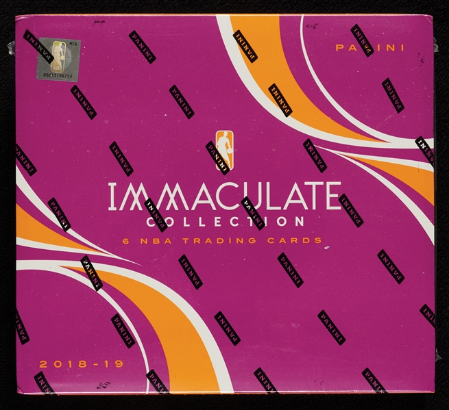 2018-19 Panini Immaculate Collection Basketball Box