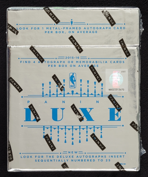 2015-16 Panini Luxe Basketball Box