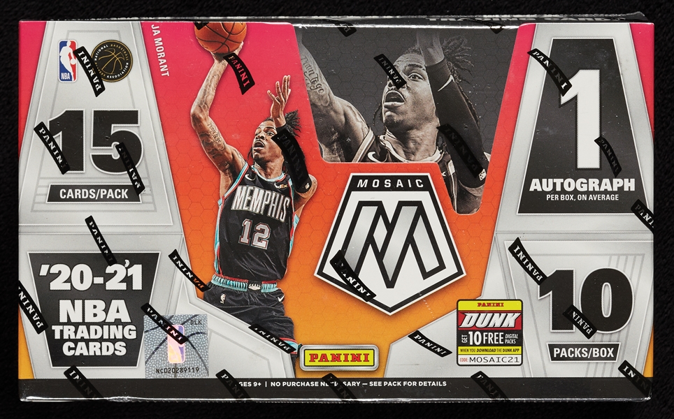 2020-21 Panini Mosaic Basketball Box (10)