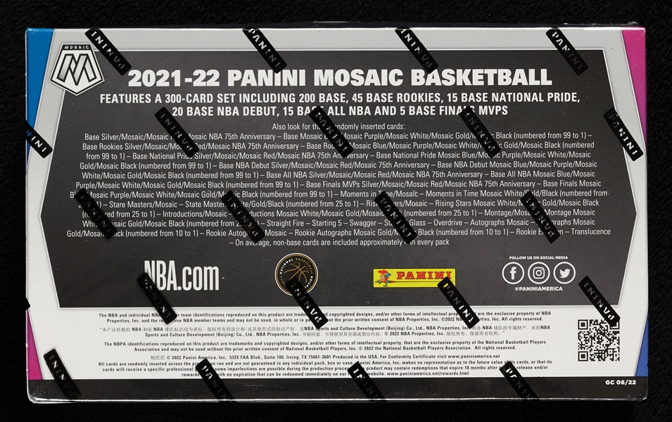 2021-22 Panini Mosaic Basketball Box (10)