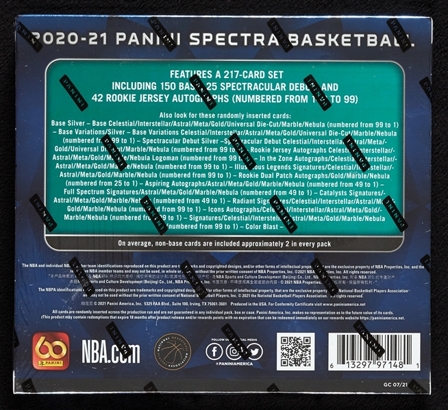 2020-21 Panini Spectra Basketball Box (4)