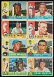 1960 Topps Baseball Complete Set, Four Slabs (572)