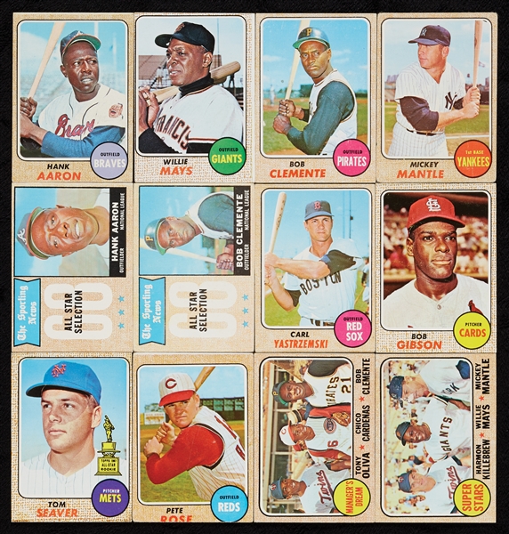 1968 Topps Baseball Complete Set With PSA 2 Ryan and Extras (680)