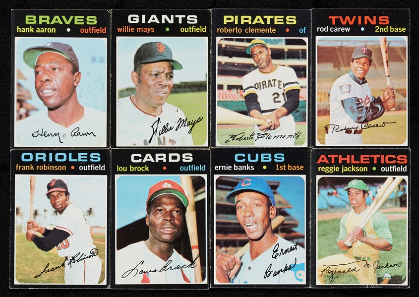 1971 Baseball Complete Set and 1972 Partial, ’71 Ryan PSA 6, Plus ’71 Supers and Extras (1,420)