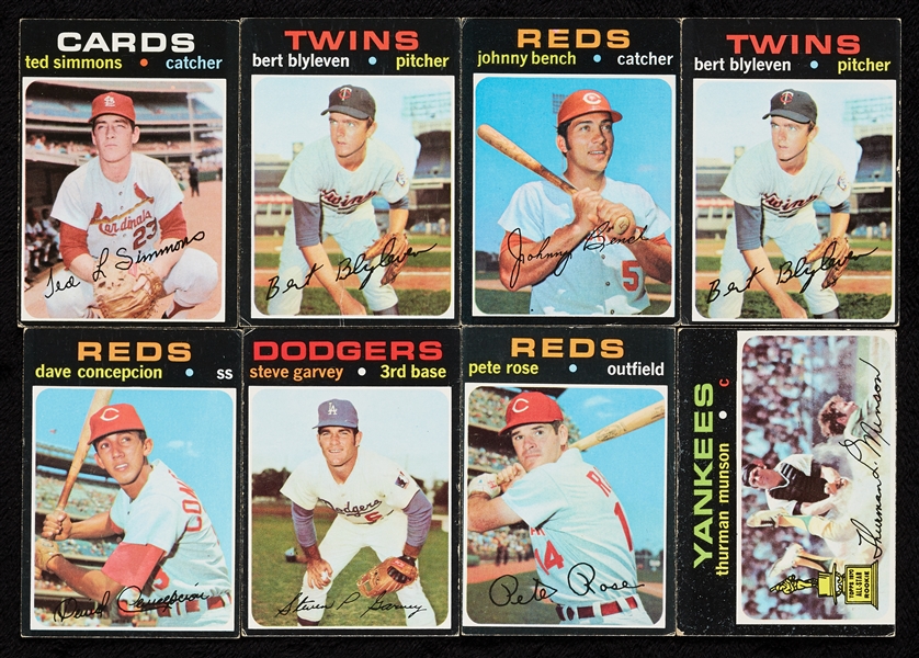 1971 Baseball Complete Set and 1972 Partial, ’71 Ryan PSA 6, Plus ’71 Supers and Extras (1,420)