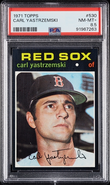 1971 Topps Carl Yastrzemski No. 530 PSA 8.5