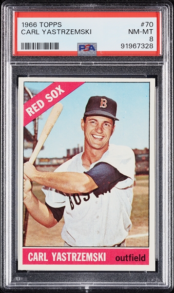 1966 Topps Carl Yastrzemski No. 70 PSA 8