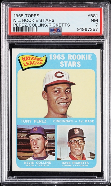 1965 Topps Tony Perez RC No. 581 PSA 7