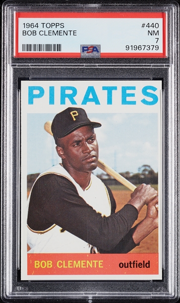 1964 Topps Roberto Clemente No. 440 PSA 7