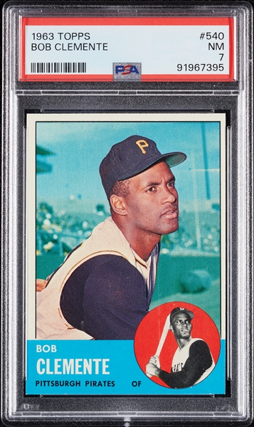 1963 Topps Roberto Clemente No. 540 PSA 7