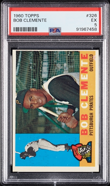 1960 Topps Roberto Clemente No. 326 PSA 5