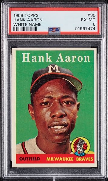 1958 Topps Hank Aaron No. 30 PSA 6