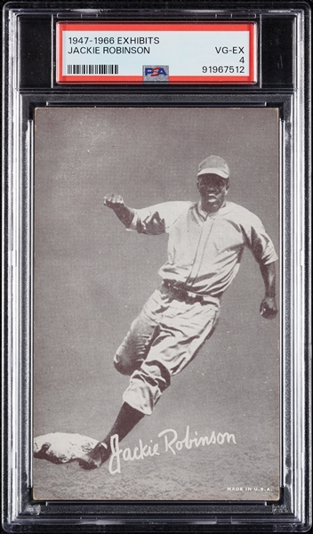 1947-66 Exhibits Jackie Robinson PSA 4