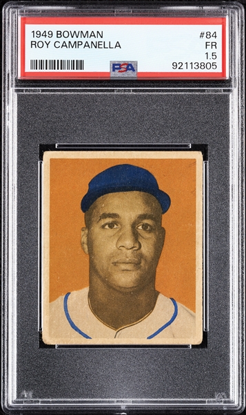 1949 Bowman Roy Campanella RC No. 84 PSA 1.5