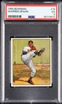 1950 Bowman Warren Spahn No. 19 PSA 5