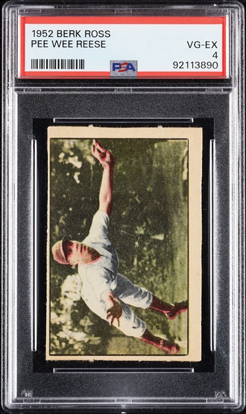 1952 Berk Ross Pee Wee Reese PSA 4