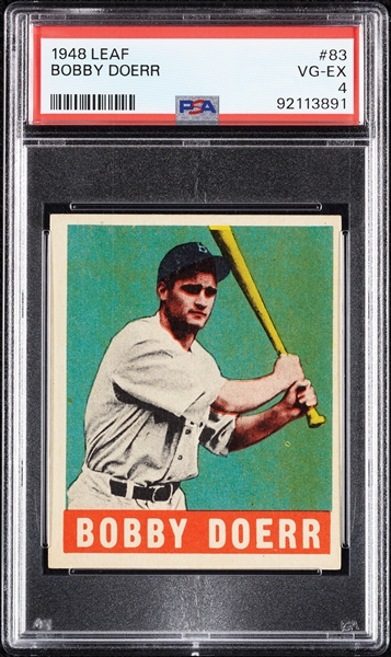 1948 Leaf Bobby Doerr No. 83 PSA 4