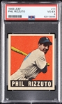 1948 Leaf Phil Rizzuto RC No. 11 PSA 4