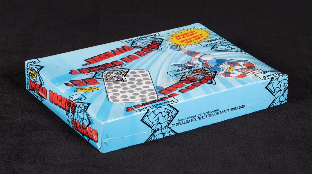 1984-85 Fleer Speed Hockey Games Wax Box (BBCE)