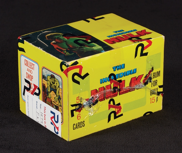 1979 FKS Incredible Hulk Sticker Box (100) (RVP)