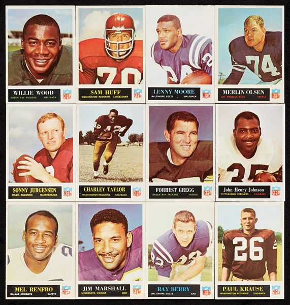 1965 Philadelphia Gum Super High-Grade Football Set, 140 PSA 8’s, Brown SGC 7 (198)