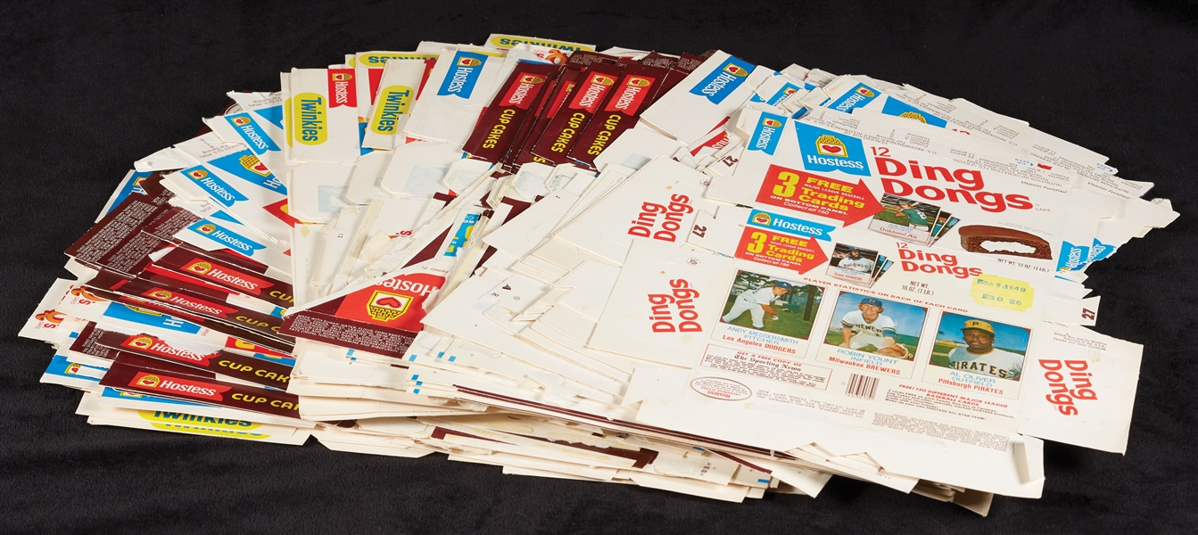 1975 Hostess Baseball Set in Flattened Boxes With Extras (88)