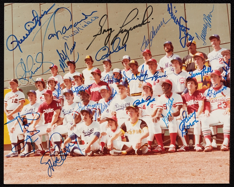 1978 National League All-Star Team Signed 8x10 Photo (JSA)