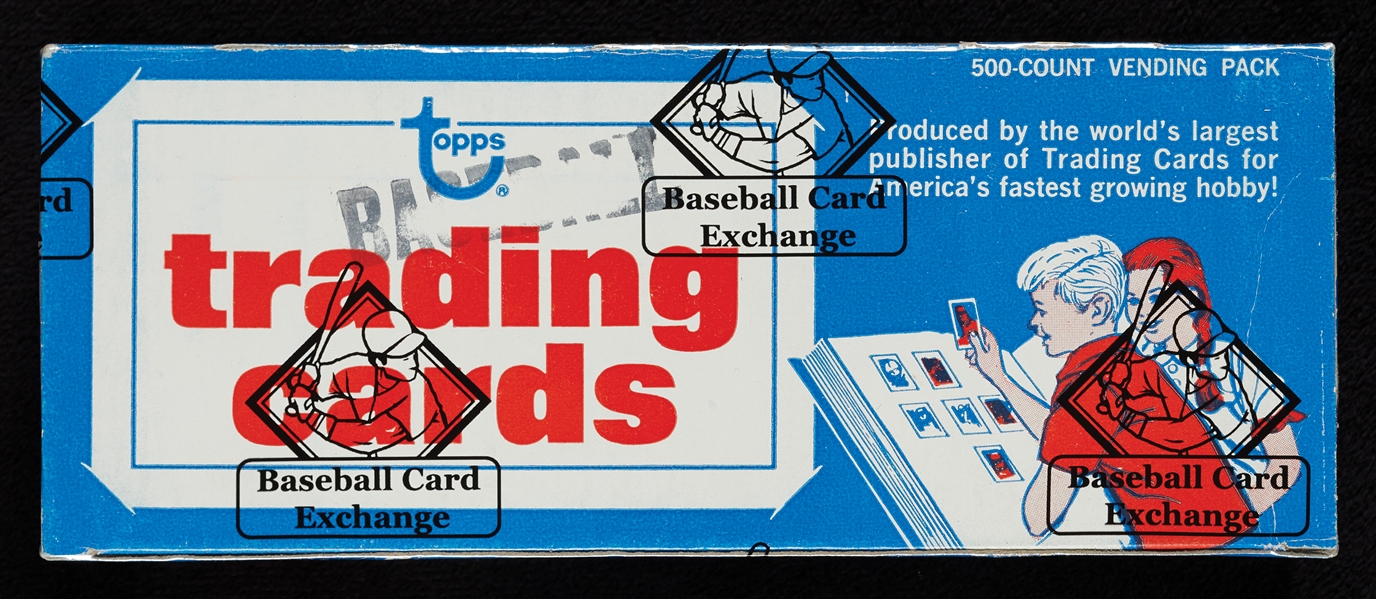 1972 Topps Baseball 1st Series Vending Box (500) (Fritsch/BBCE)