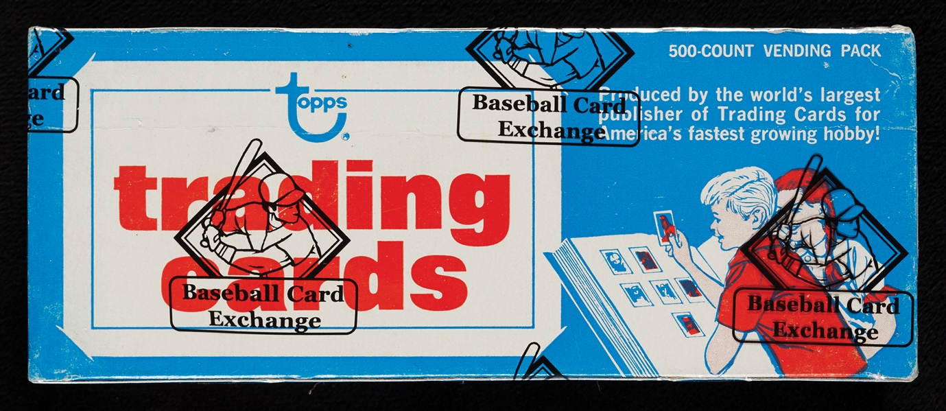 1968 Topps Baseball 4th Series Vending Box (500) (Fritsch/BBCE)