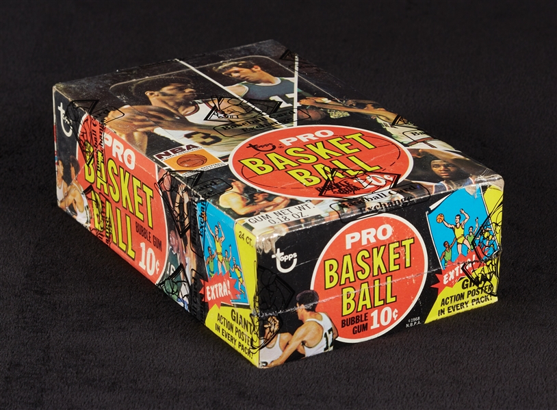 1970 Topps Basketball 1st Series Vending Box (500) (Fritsch/BBCE)